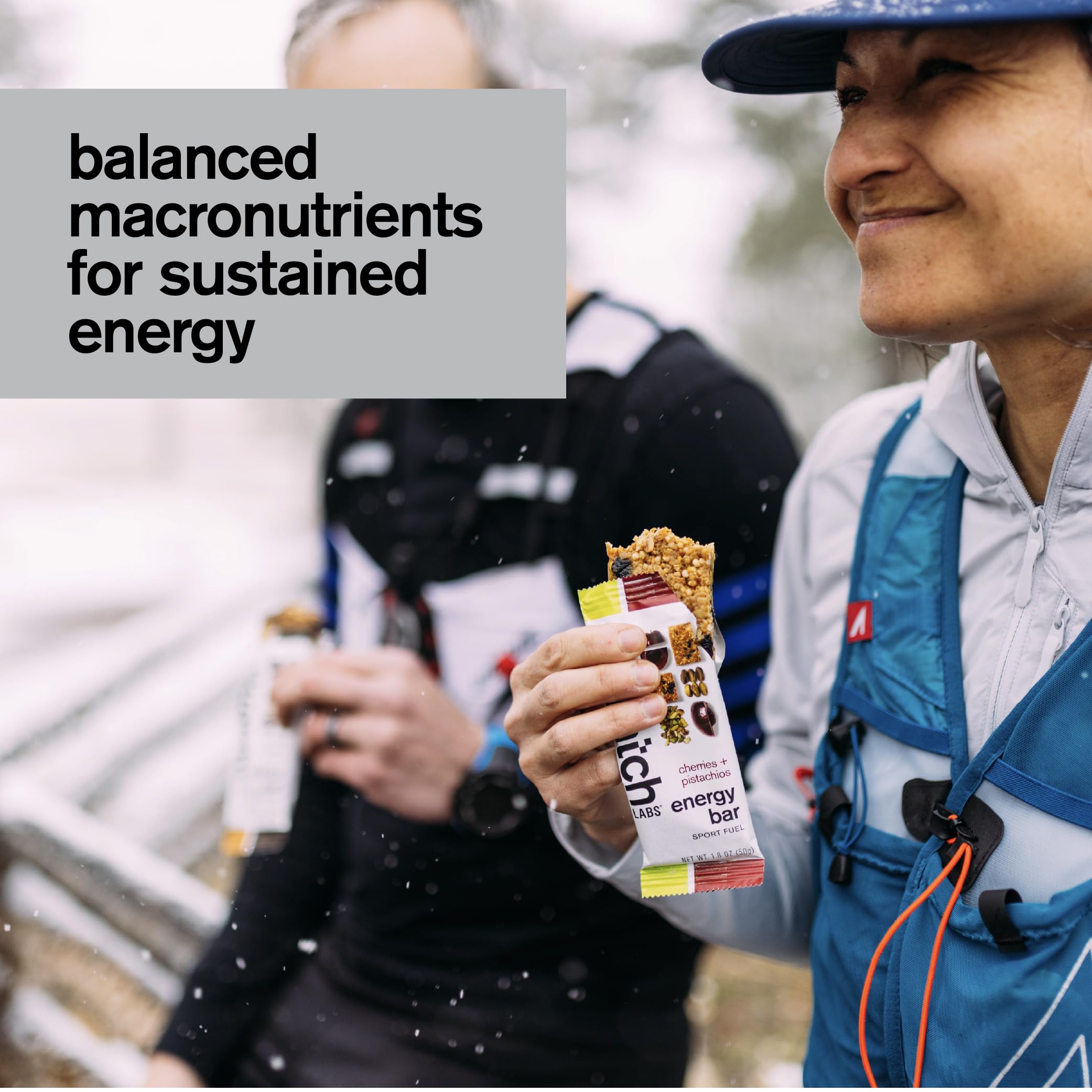 Skratch Labs Energy Bar kitchen counter display invites everyday snacking.