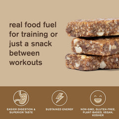 Skratch Labs Energy Bar peanut butter chocolate wrapper designed for portability.