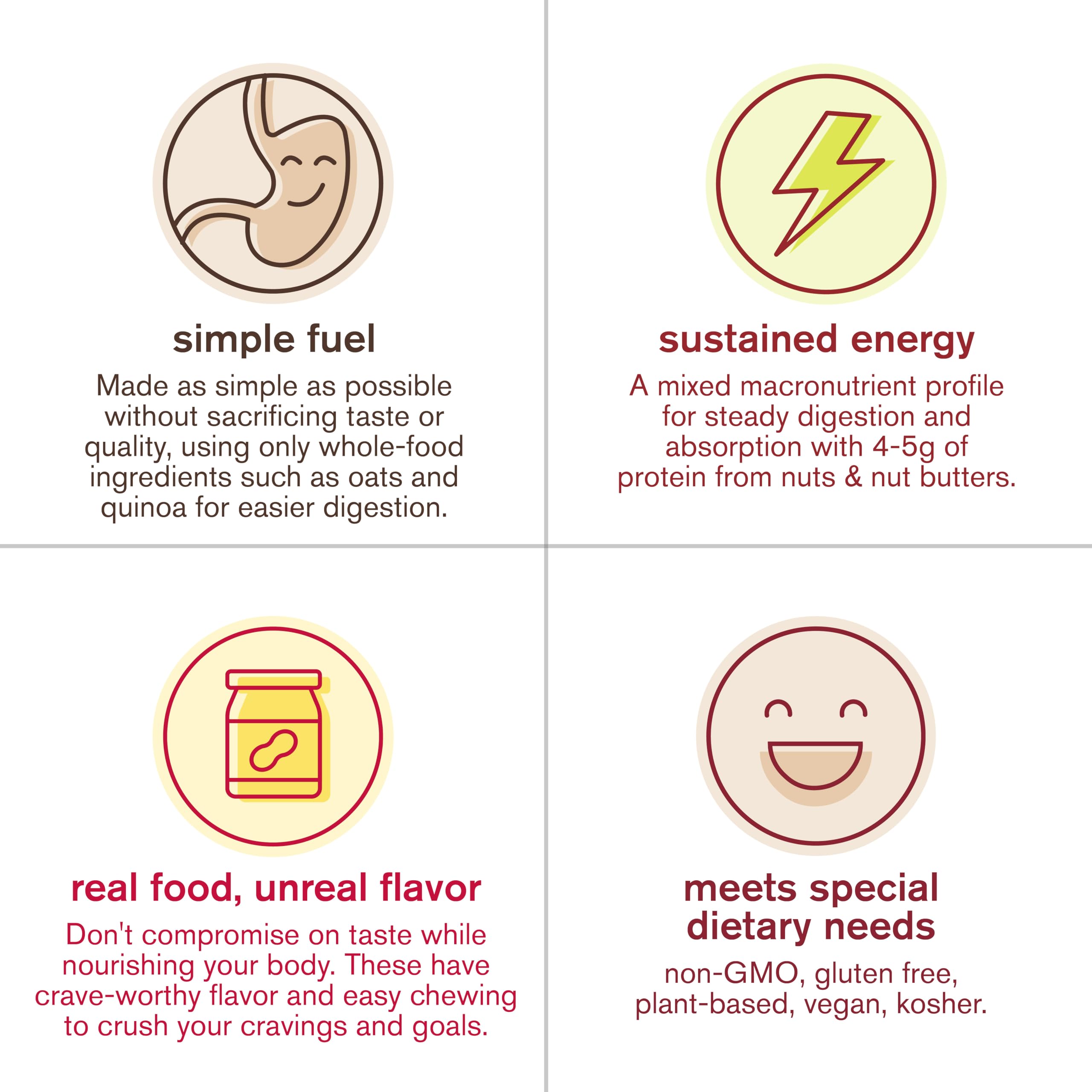 Skratch Labs Energy Bar vegan kosher certification on packaging.