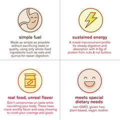 Skratch Labs Energy Bar vegan kosher certification on packaging.