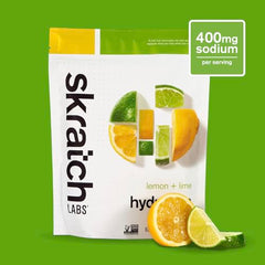 Skratch Labs Hydration Powder lemon-lime packets for convenient on-the-go mixing