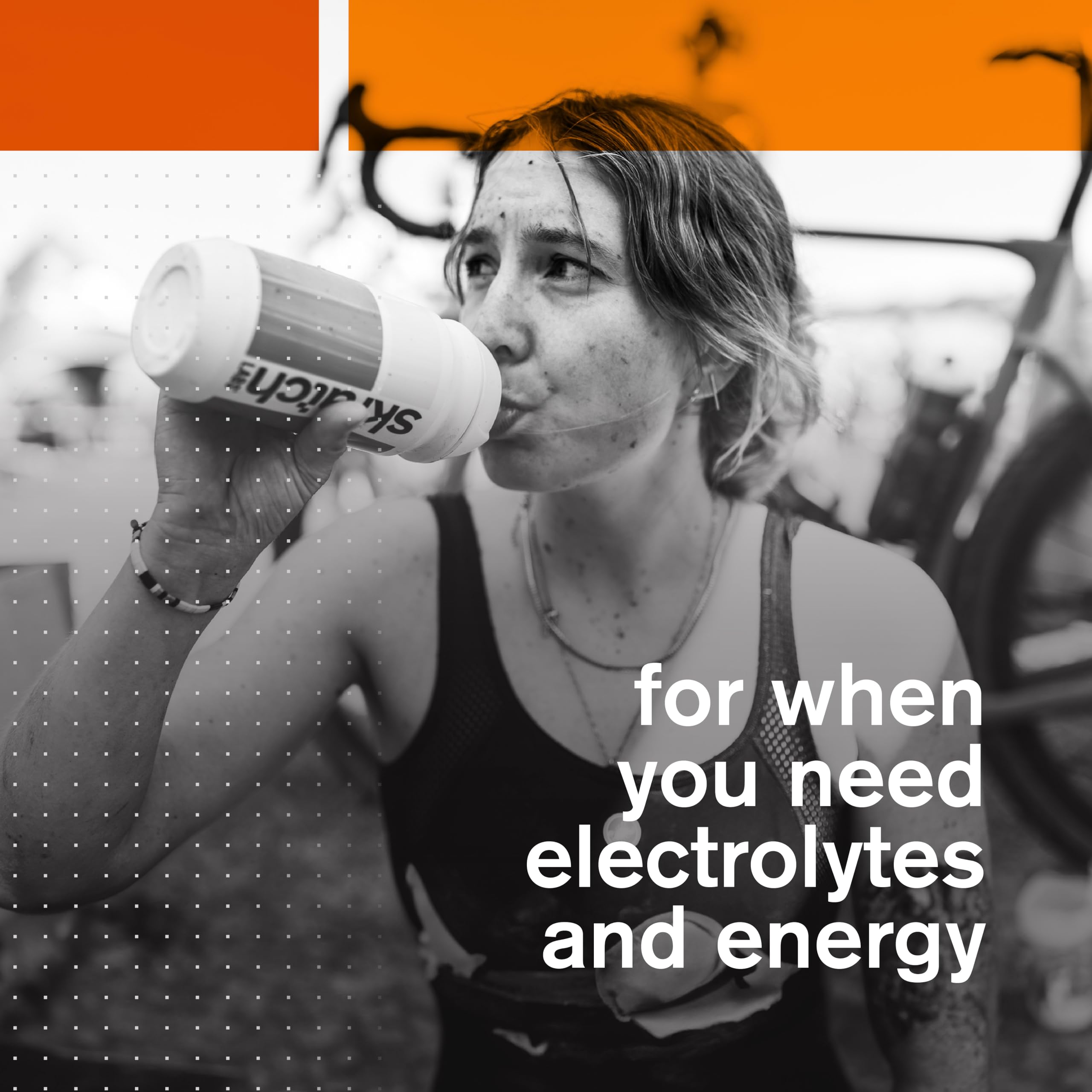 Skratch Labs Hydration Powder Orange eco-packaging reduces waste.
