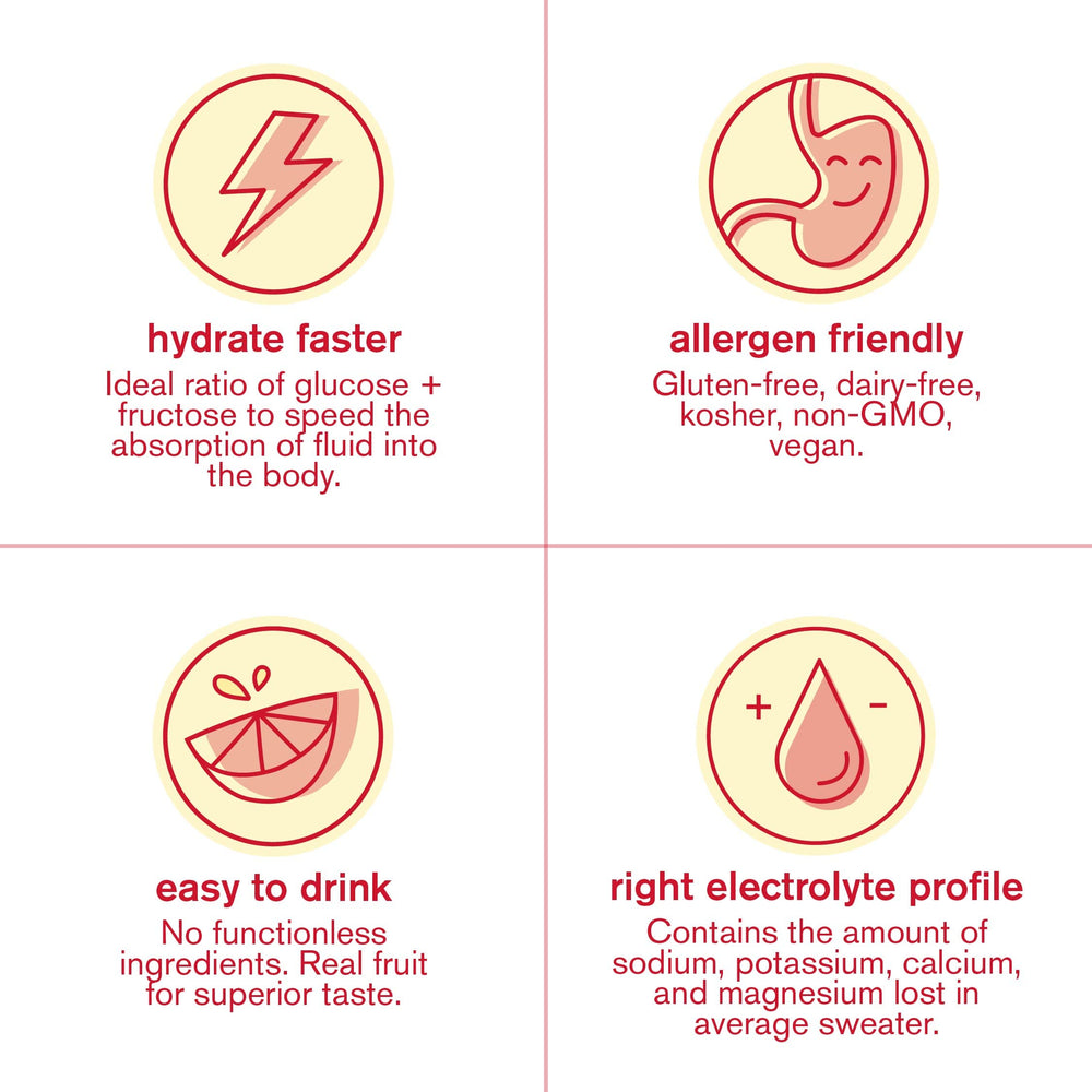 Skratch Labs Hydration Powder Strawberry Lemonade eco packaging highlights sustainability.