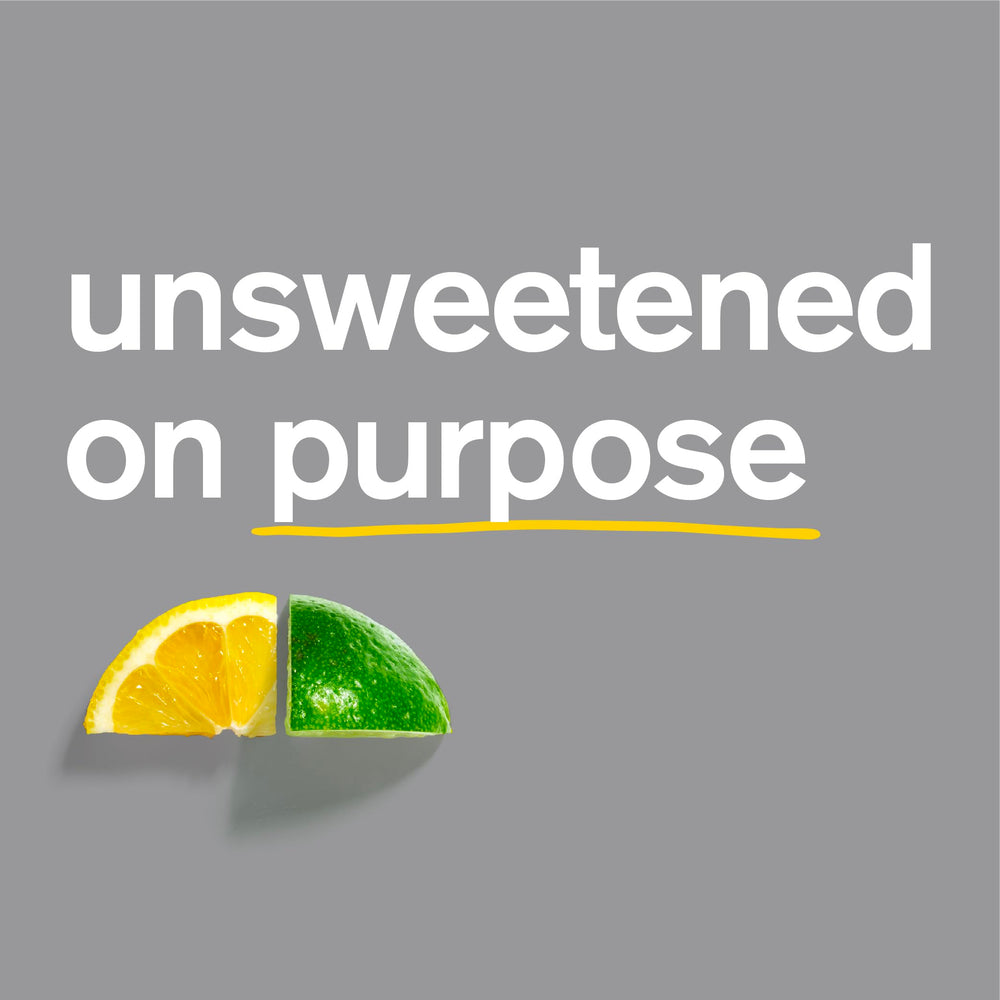 Skratch Labs Unsweetened Hydration ingredient panel highlights lemon and lime.