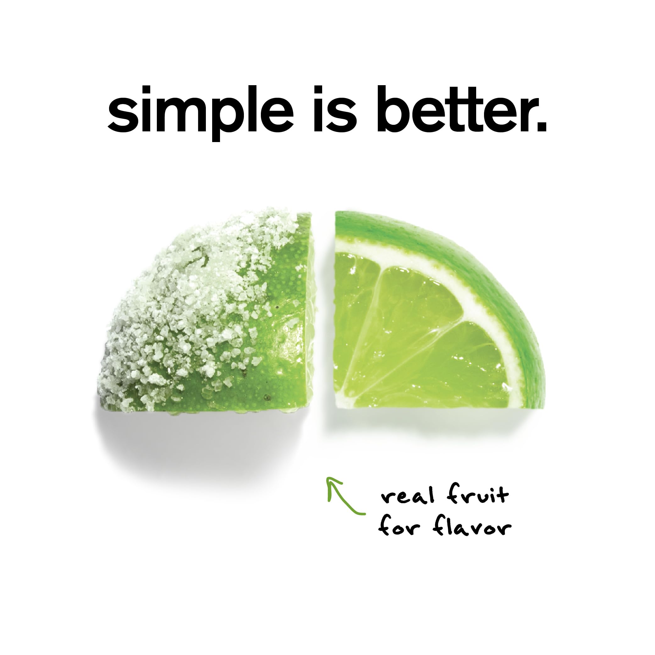 Skratch Labs unsweetened hydration salted margarita label, showing 20-serving format.