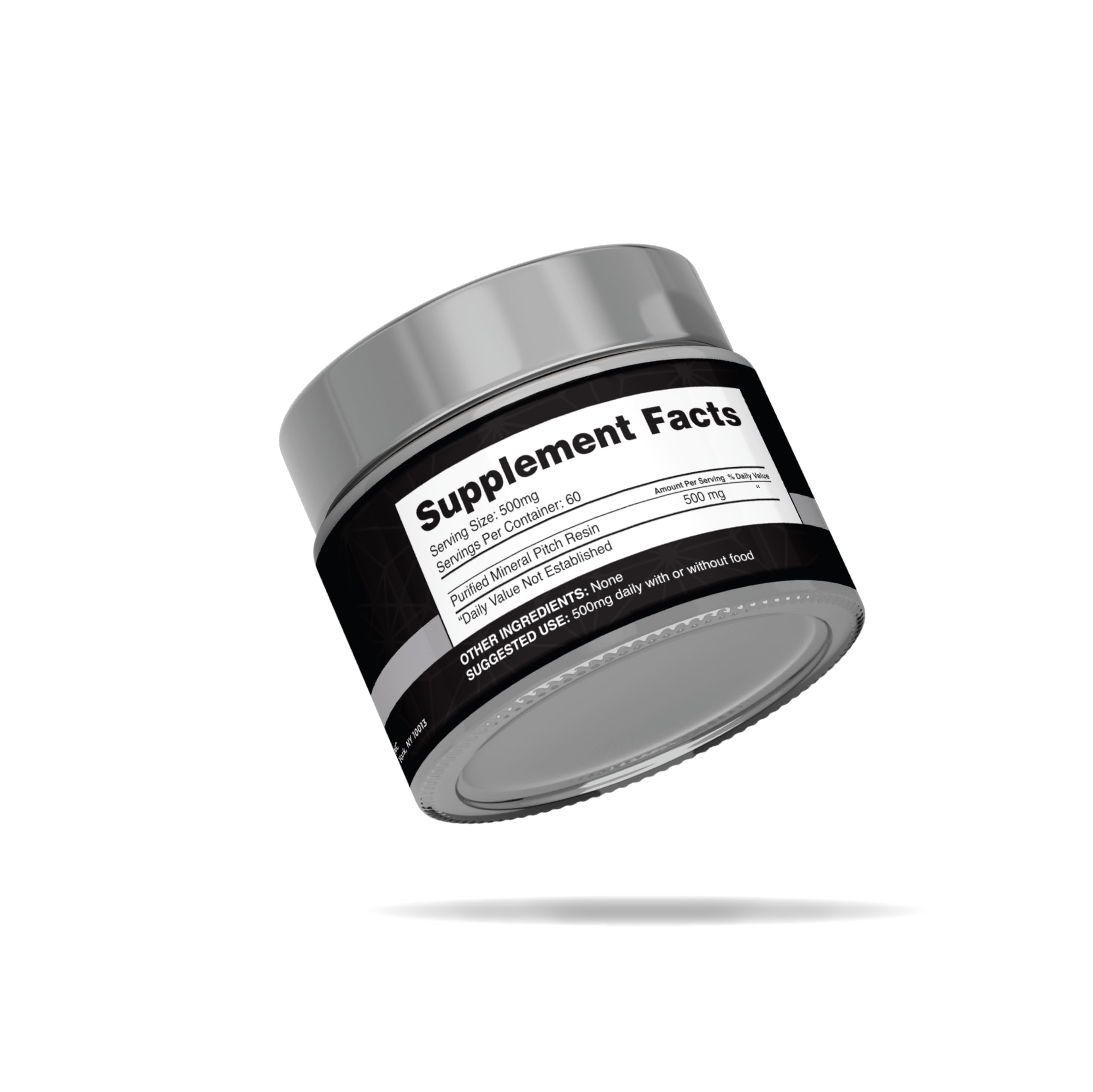 Close-up of Shilajit resin texture highlighting fulvic and humic minerals
