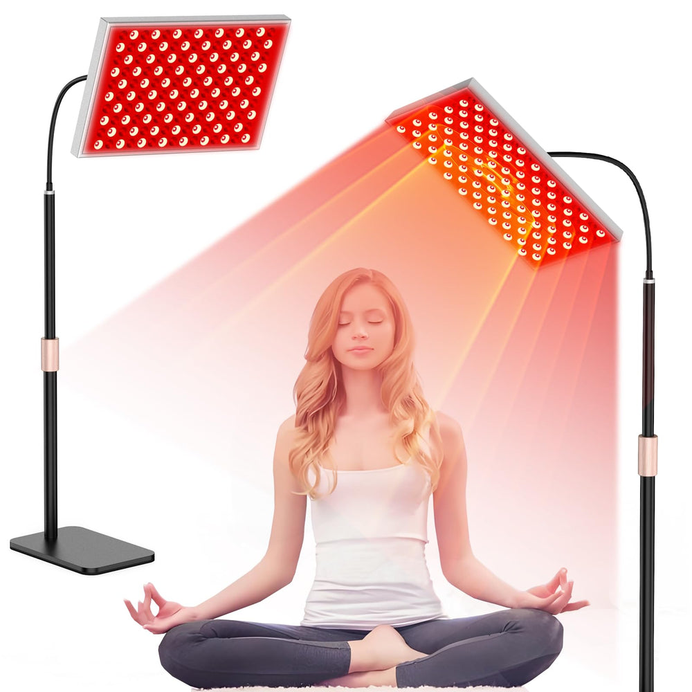 Skylaxy red light face panel with 660nm light for facial care and glow.