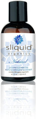 Sliquid Organics Natural Lubricant bottle with organic botanicals for gentle lubrication