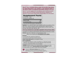 Slow Fe iron tablet side view showing slender profile for gentle daily intake.