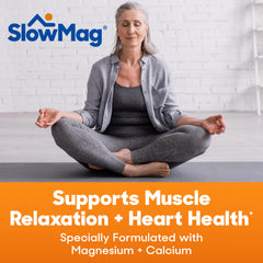 Slow-Mag enteric-coated tablets designed to reduce stomach upset.