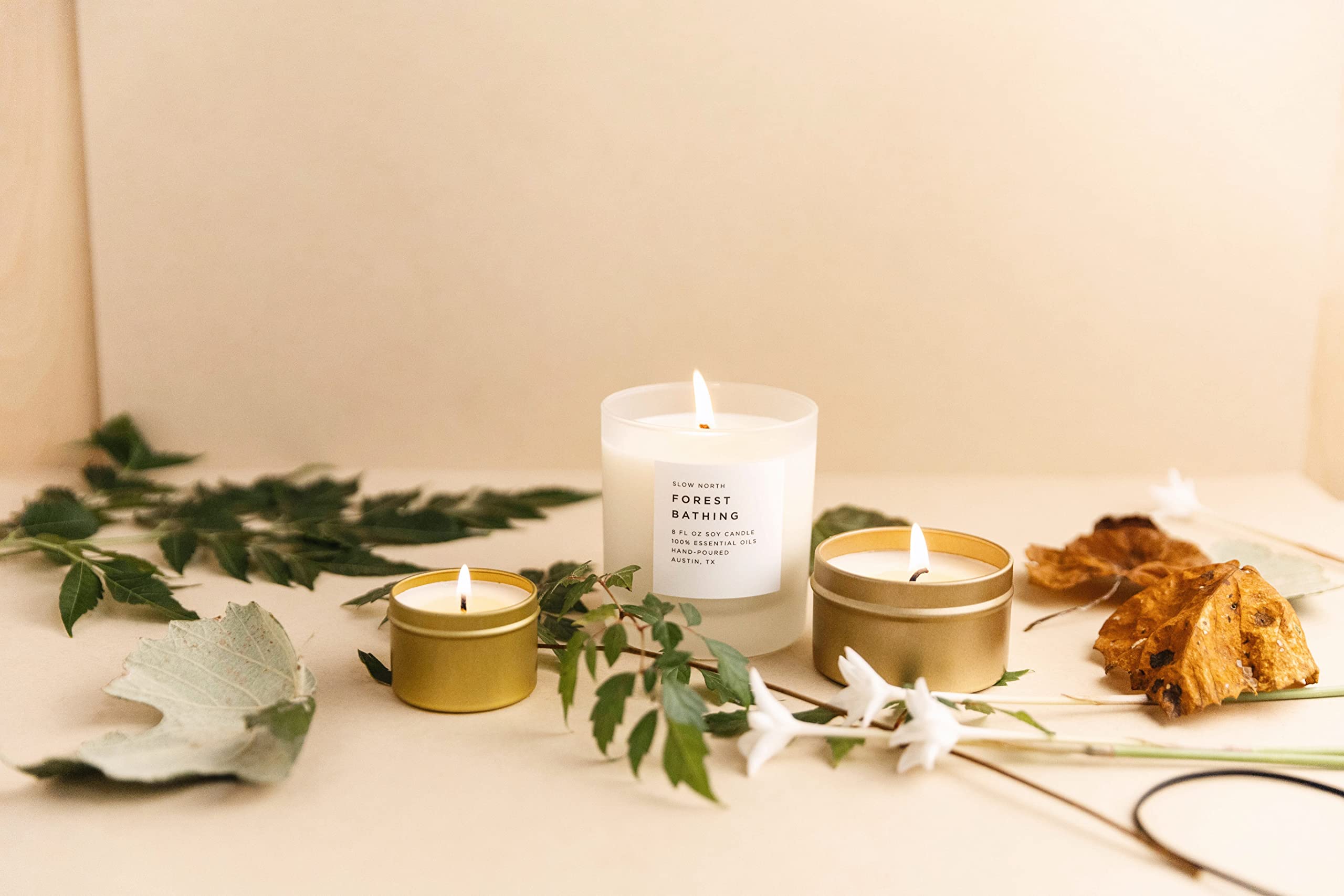 Slow North Forest Bathing Candle eight-ounce package is versatile