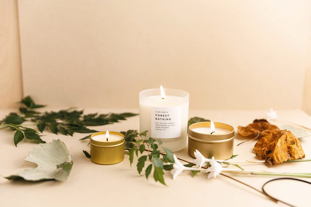 Slow North Forest Bathing Candle eight-ounce package is versatile