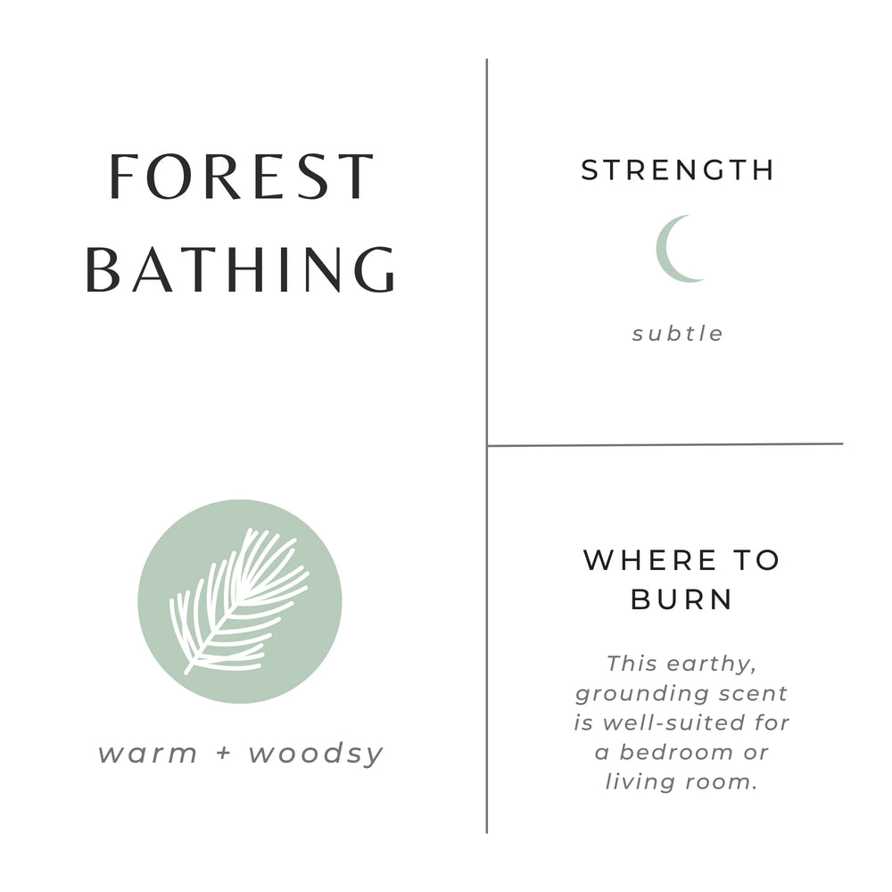 Slow North Forest Bathing Candle vegan friendly and cruelty-free