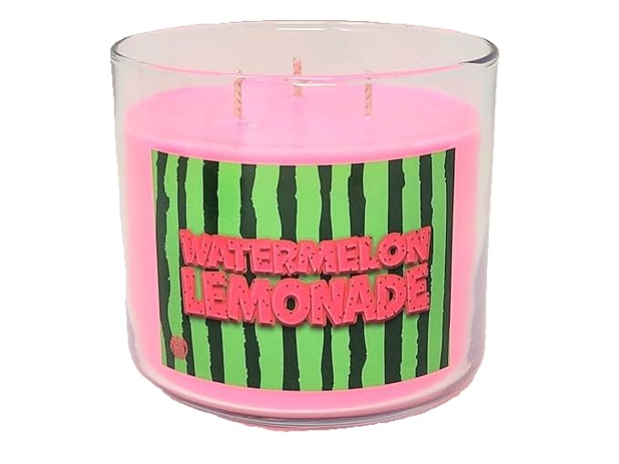S&M Candle Factory Watermelon Lemonade 3-wick candle gift box for gifting moments