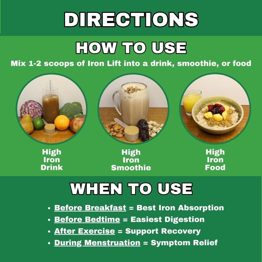 Vanilla flavor enhances smoothies with Smart Eats iron powder.