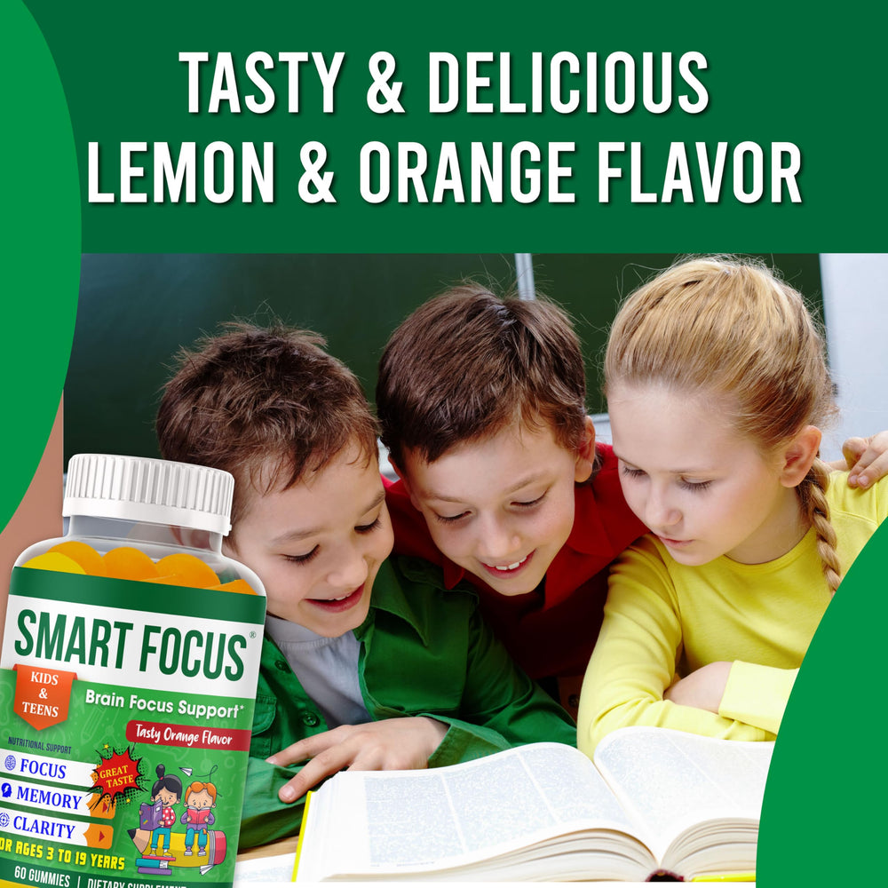 Smart Focus Gummies daily-use snack keeps focus ready for class.