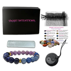 Smart Intentions gift box presentation showcasing a calming unboxing experience.