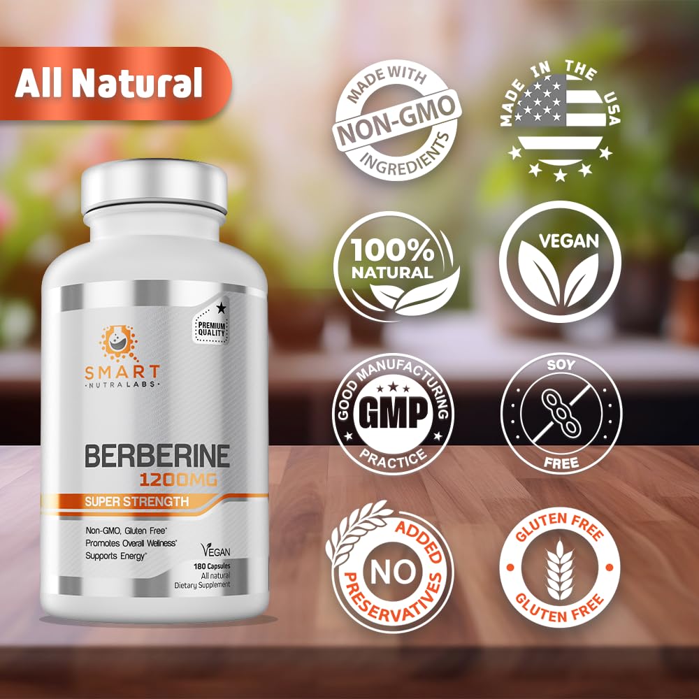 Smart Nutra Labs packaging; easy-to-store bottle for three months of supply.
