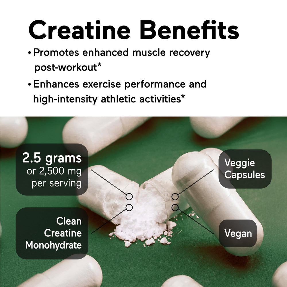 SMARTERNUTRITION creatine monohydrate pills dispensing scoop illustration.