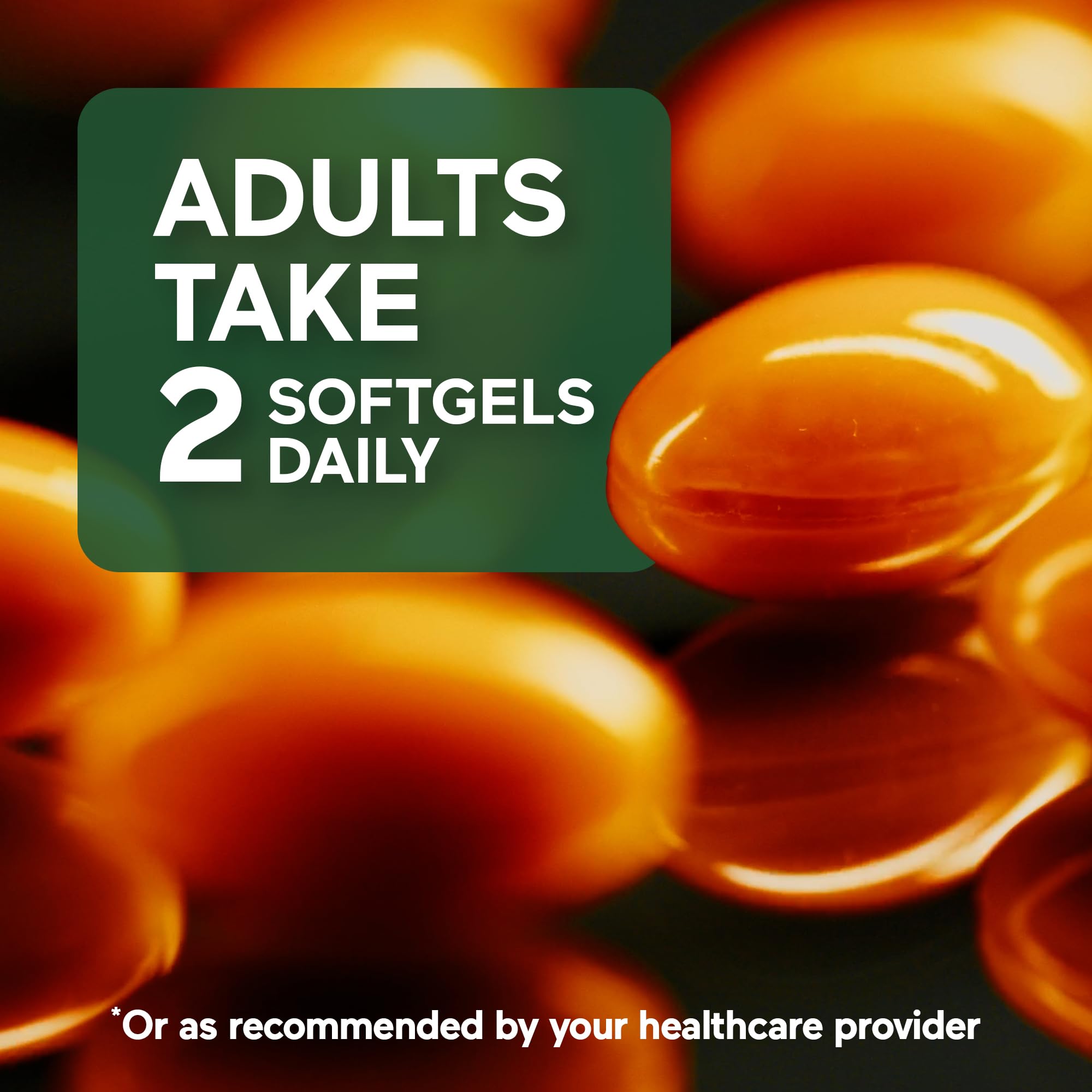 Olive oil-rich softgels reflect premium delivery system
