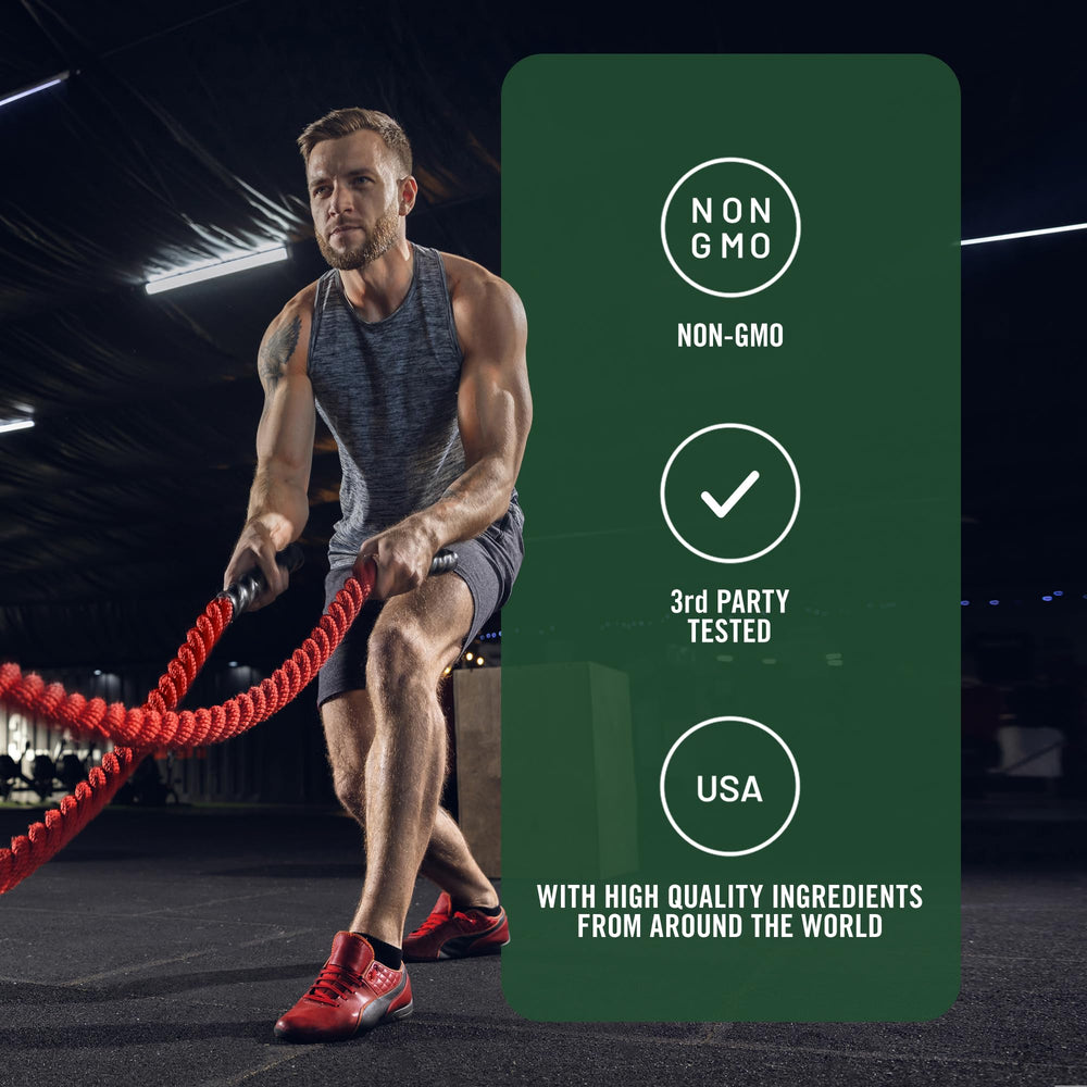 SMARTERNUTRITION creatine monohydrate powder bottle with nutrition facts.