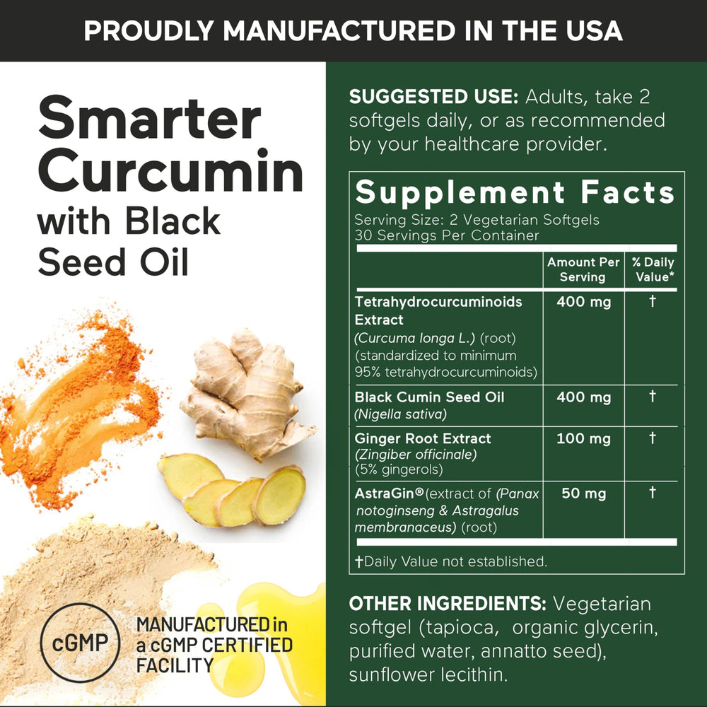 SMARTERNUTRITION Curcumin Softgels dispensing pour demonstrates easy daily dosing