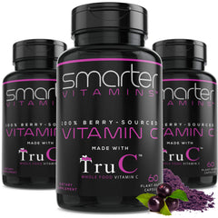 SmarterVitamins 3-pack berry capsules for daily immune support.