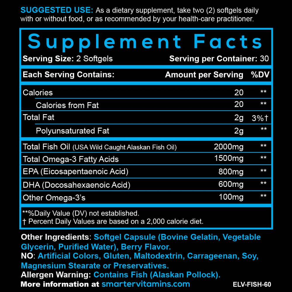 SmarterVitamins Daily-use ritual with omega-3 softgels