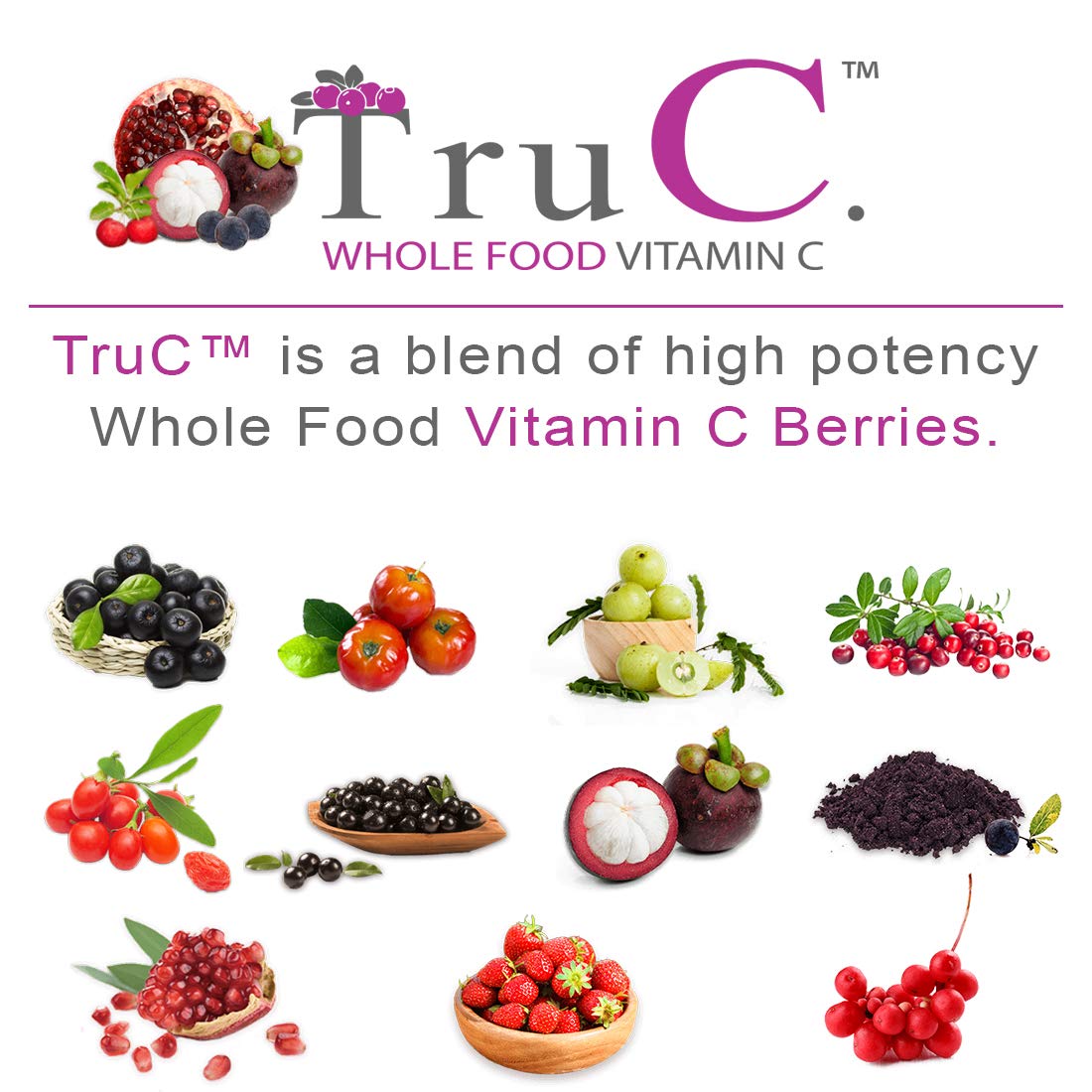 SmarterVitamins full-spectrum berry formula with polyphenols and bioflavonoids.