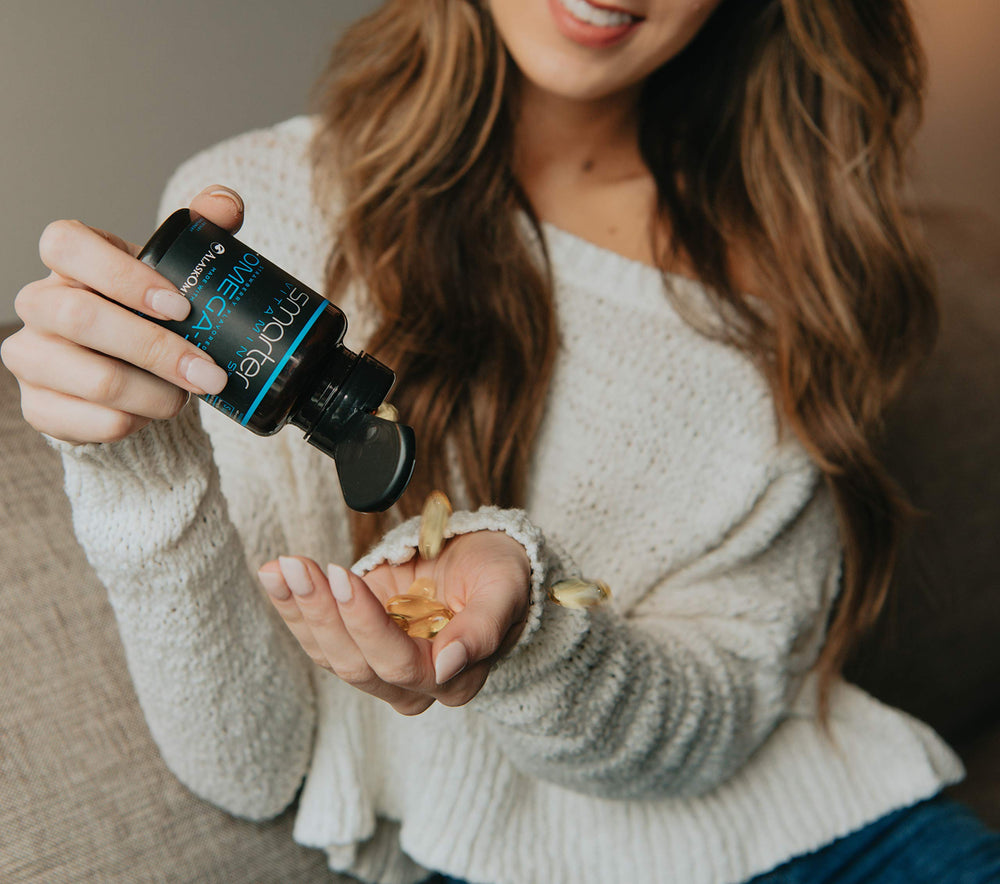 SmarterVitamins Gluten-free Non-GMO formula on label
