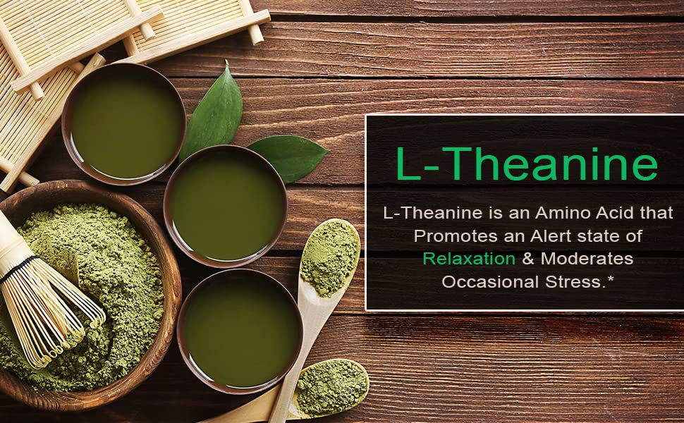 SmarterVitamins L-Theanine used during daytime focus.
