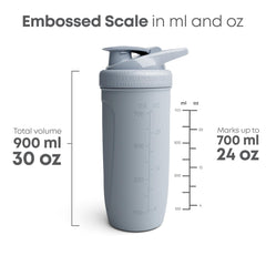 Smartshake Reforce mixer net ensures smooth, lump-free protein blends