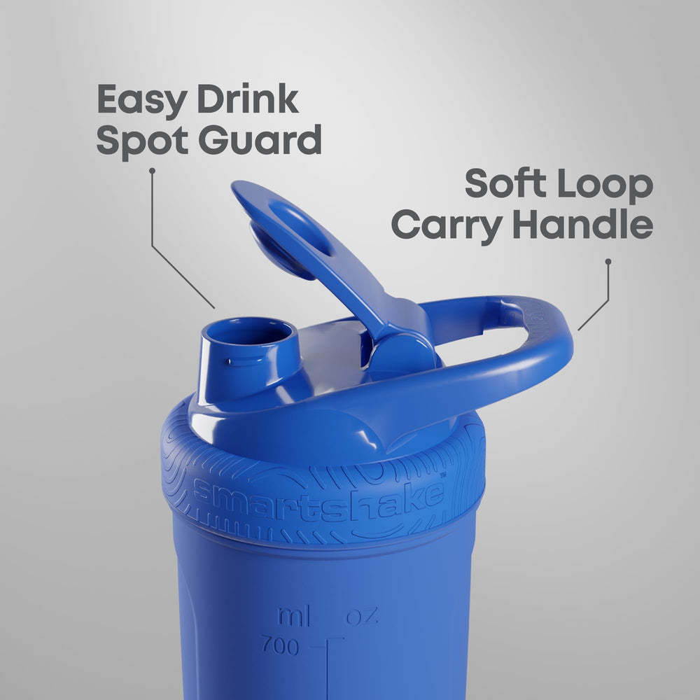 Silicone base on the Batman bottle for quiet, stable placement