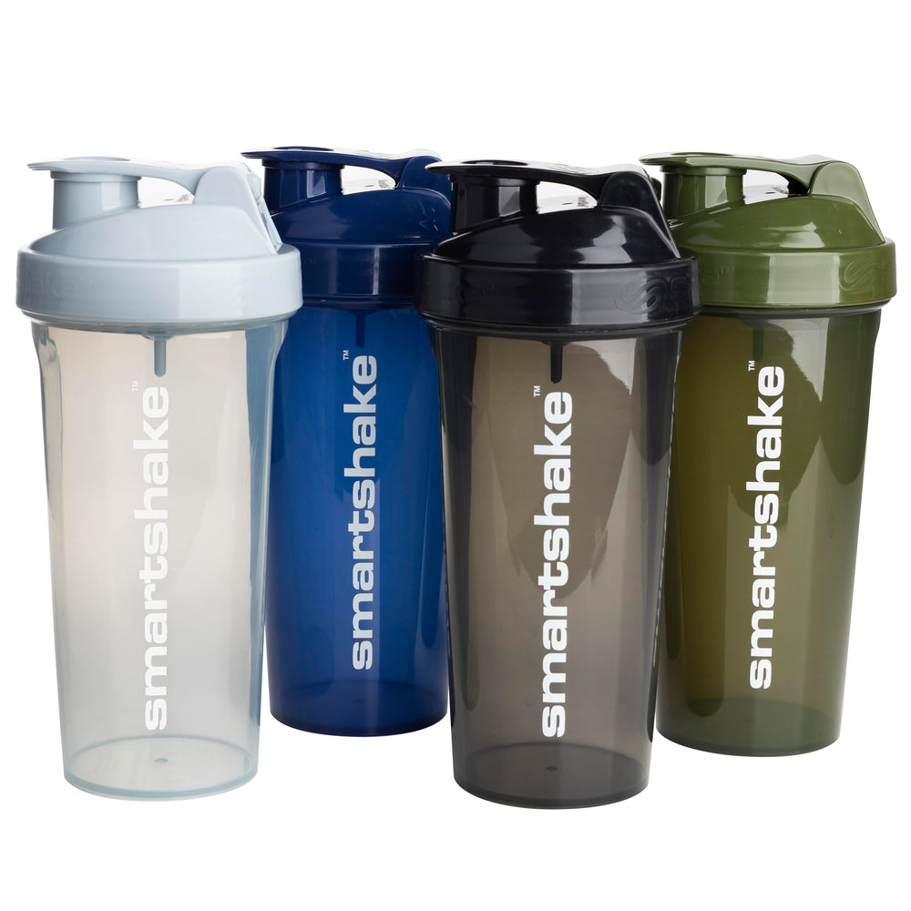 Smartshake Lite 800ml bottle with leakproof lid for spill-free workouts.