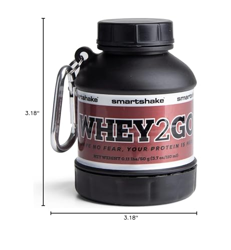 Smartshake Whey2Go BPA-free material supports safe, reusable storage