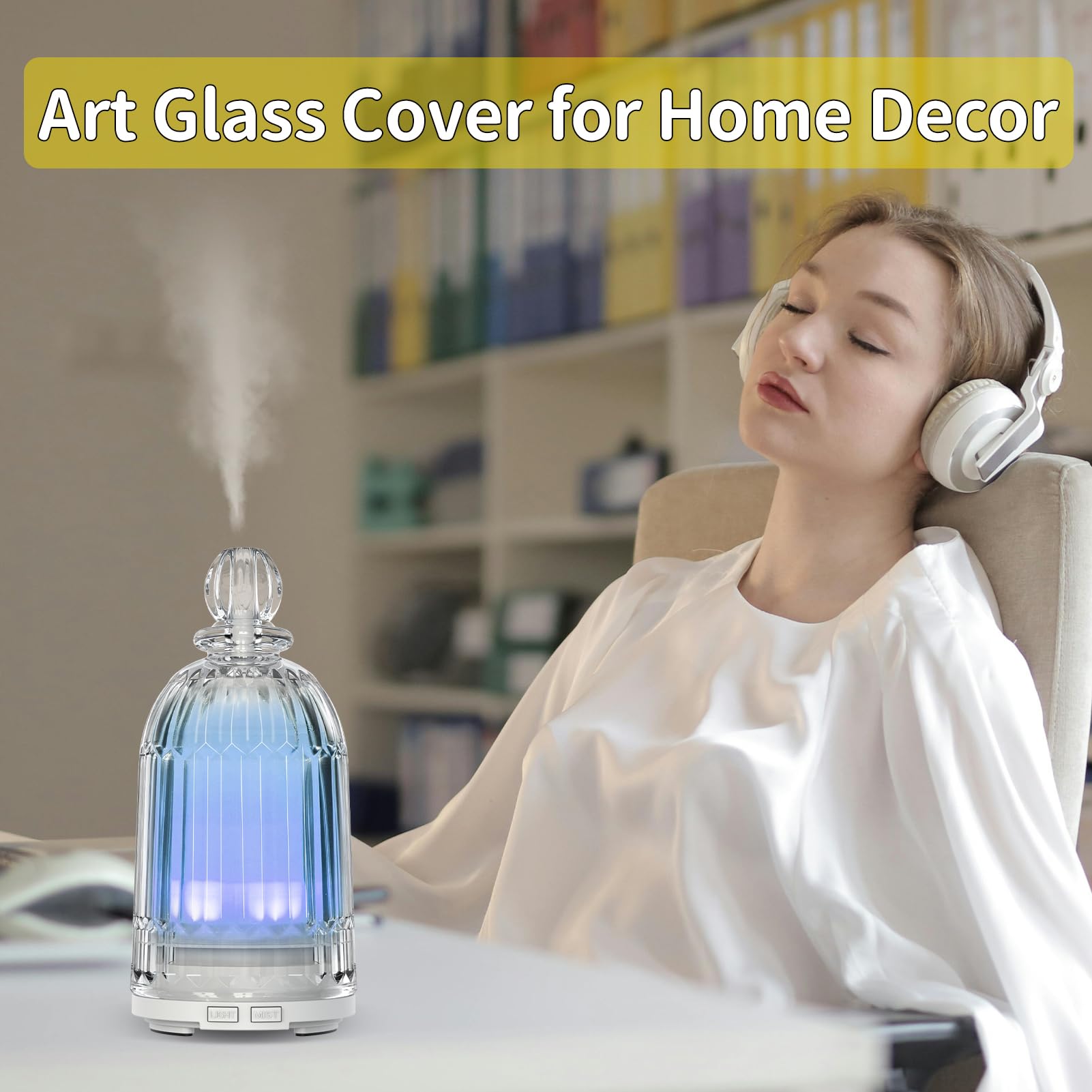 Smartwell diffuser features auto-off for safe, unattended use overnight.
