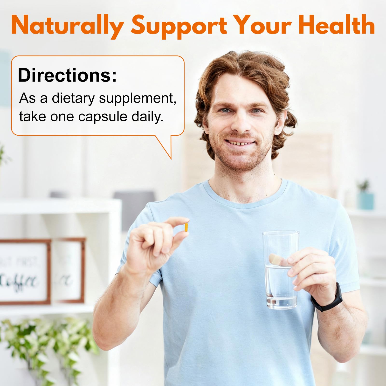Smelling salts Folinic Acid graphic illustrating improved focus and calmer energy