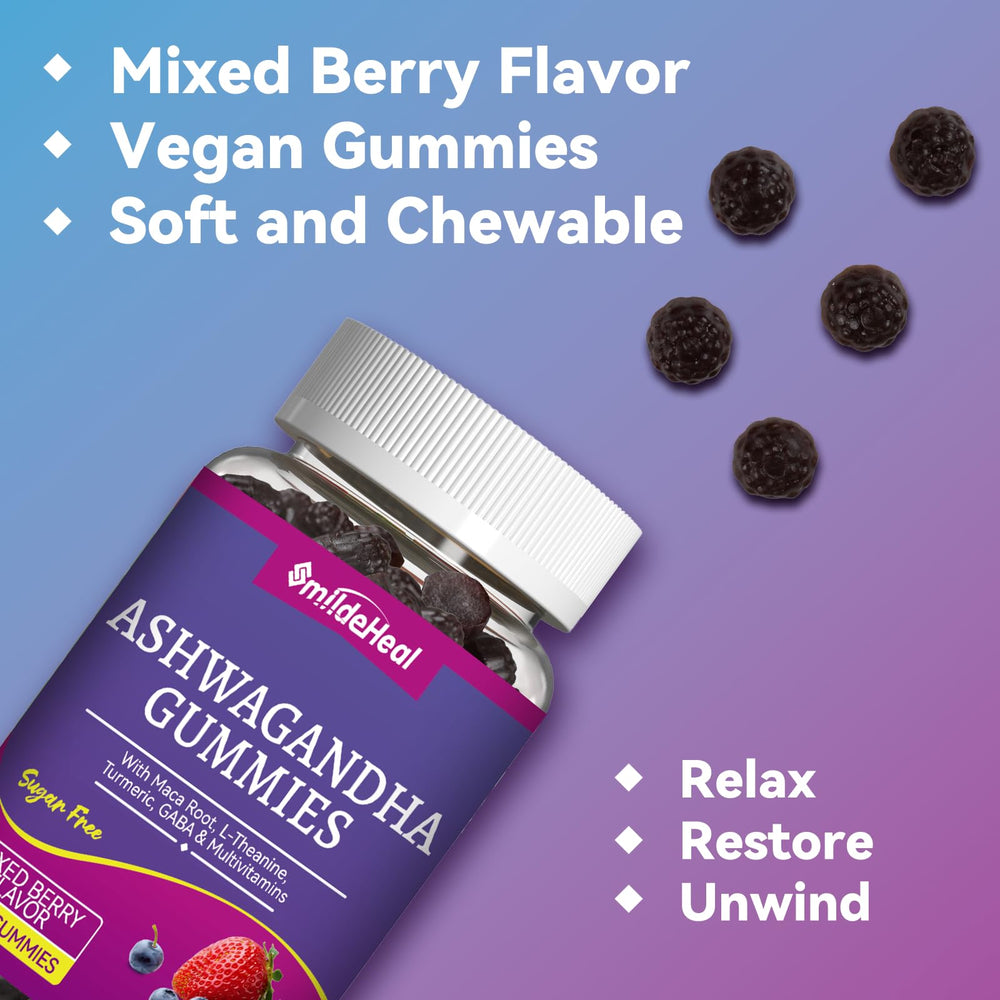 SmildeHeal energy-boost gummies shown during daily routine for vitality.