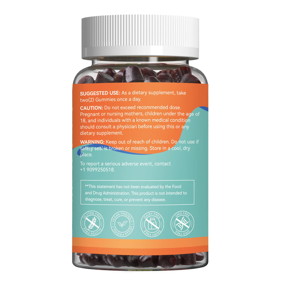 SmildeHeal bottle showing 60 gummies and 30-day supply