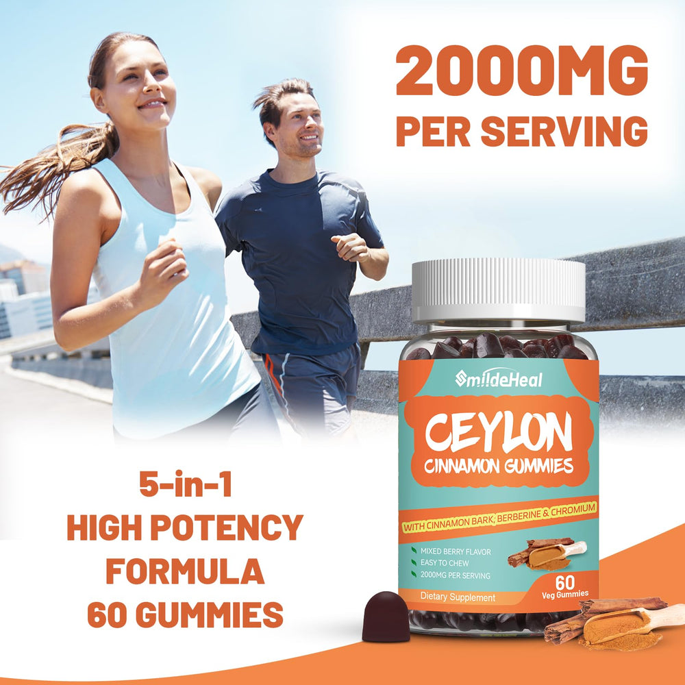 SmildeHeal chromium ingredient label on packaging for balance