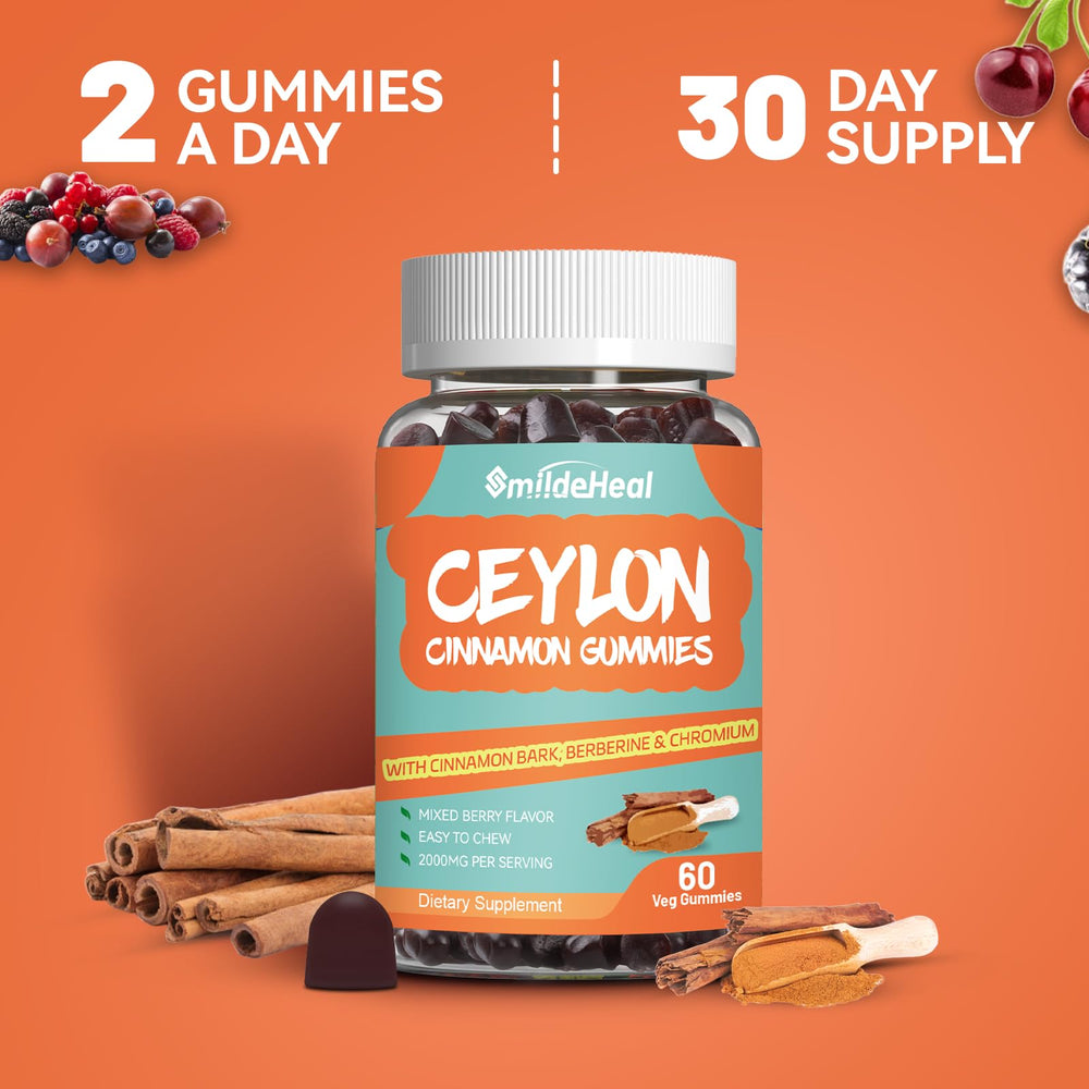 SmildeHeal organic Ceylon cinnamon powder close-up with rich aroma