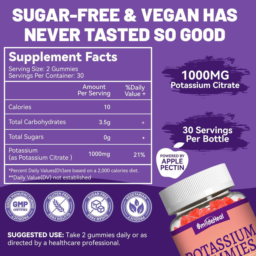 SmildeHeal Raspberry Lemon flavor gummies suggest tasty daily use.