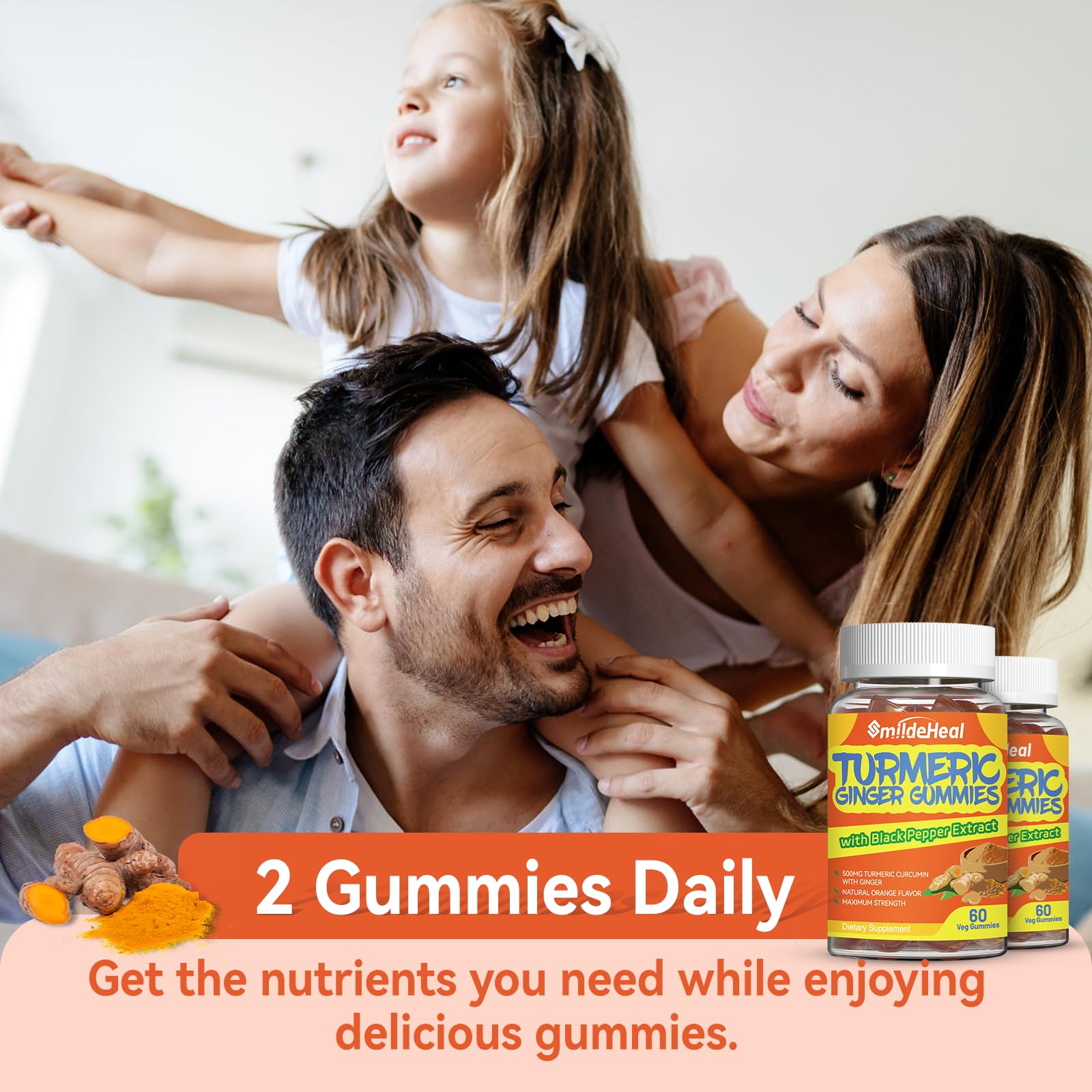 SmildeHeal orange gummies ideal for a flavorful daily routine.