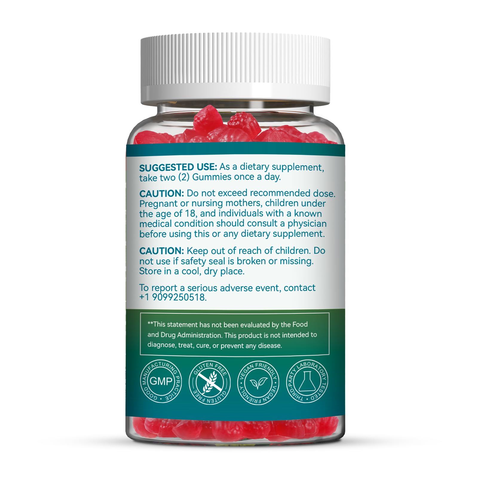 SmildeHeal storage guidance keeps gummies fresh in a cool dry place.