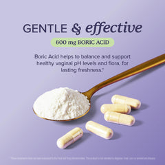 SMNutrition boric acid suppositories in hand highlight easy nightly use