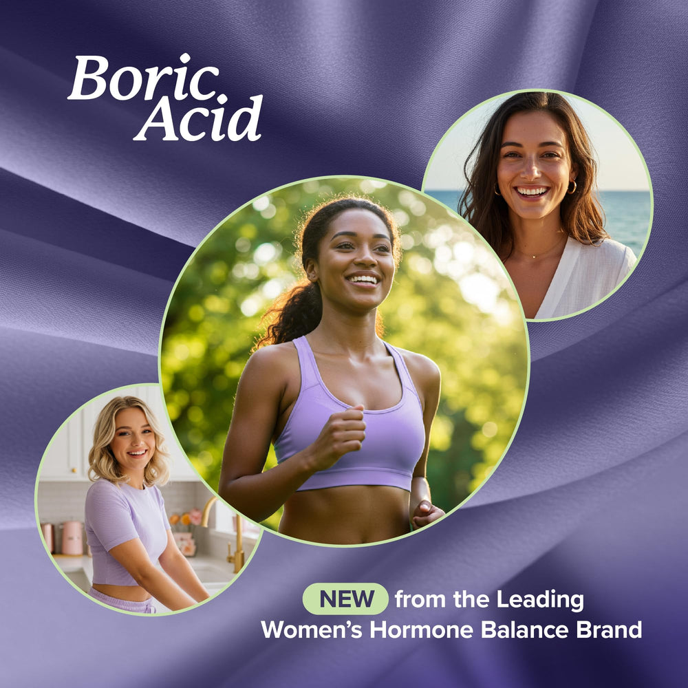 SMNutrition vegan non-GMO gluten-free boric acid suppositories support sensitive care