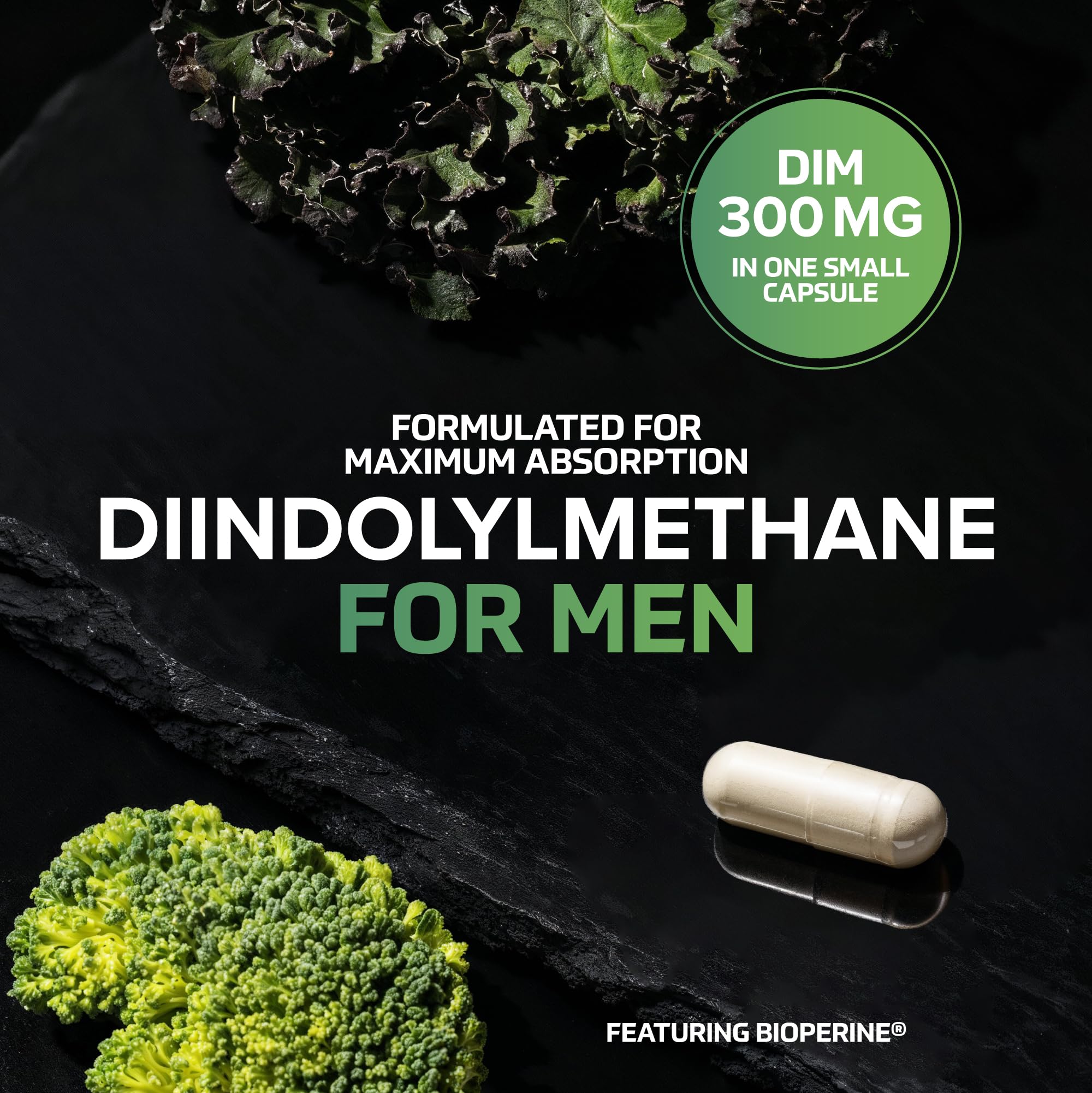 Broccoli floret motif on SMNutrition label suggesting natural ingredients