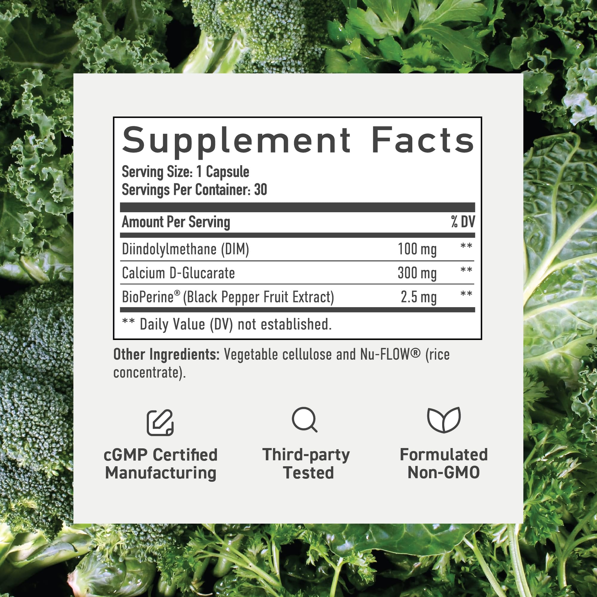 SMNutrition cdg-dim capsules offer balanced estrogen support.