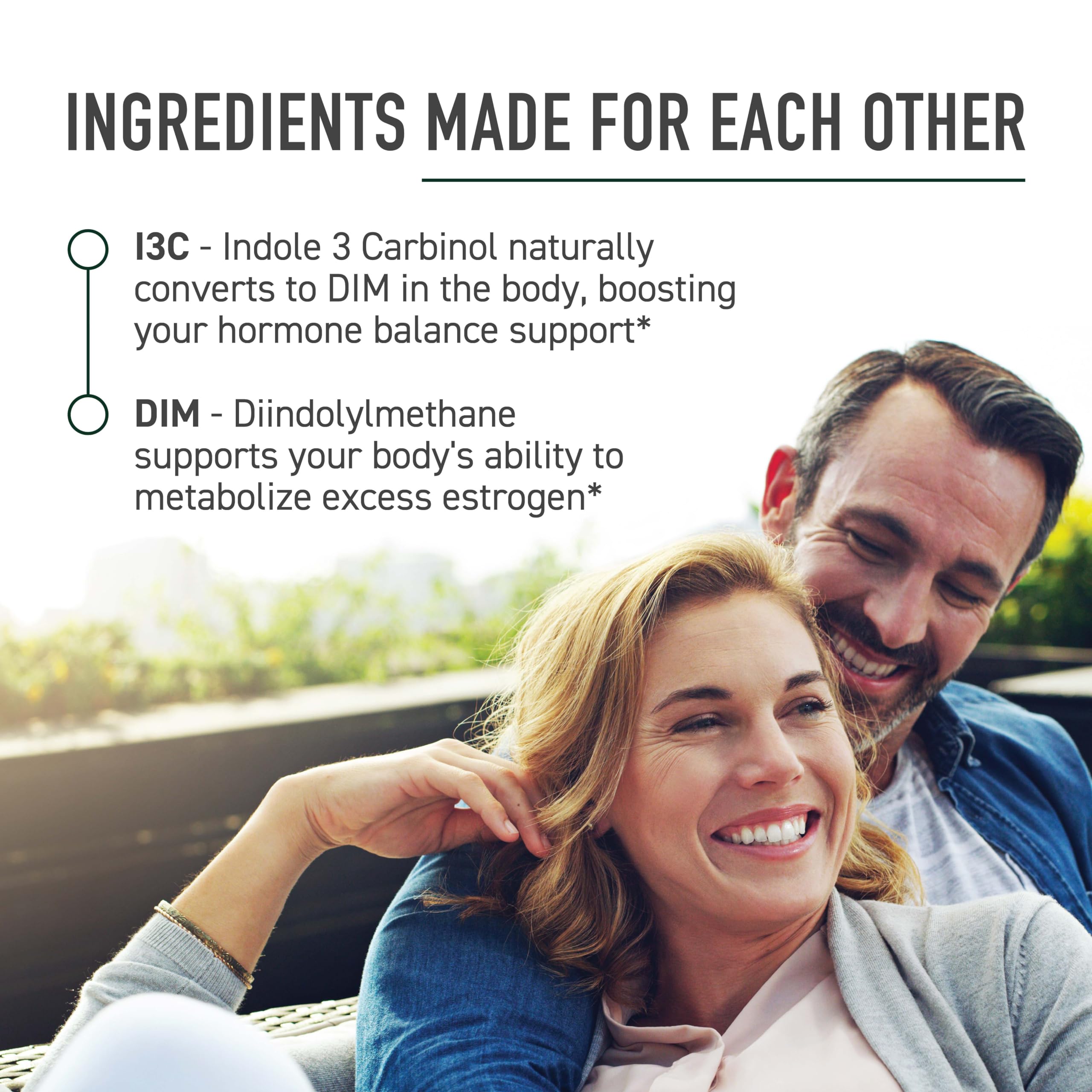 SMNutrition dim-indole-3-carbinol label presents vegan, non-GMO formulation details.