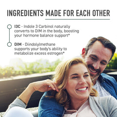 SMNutrition dim-indole-3-carbinol label presents vegan, non-GMO formulation details.